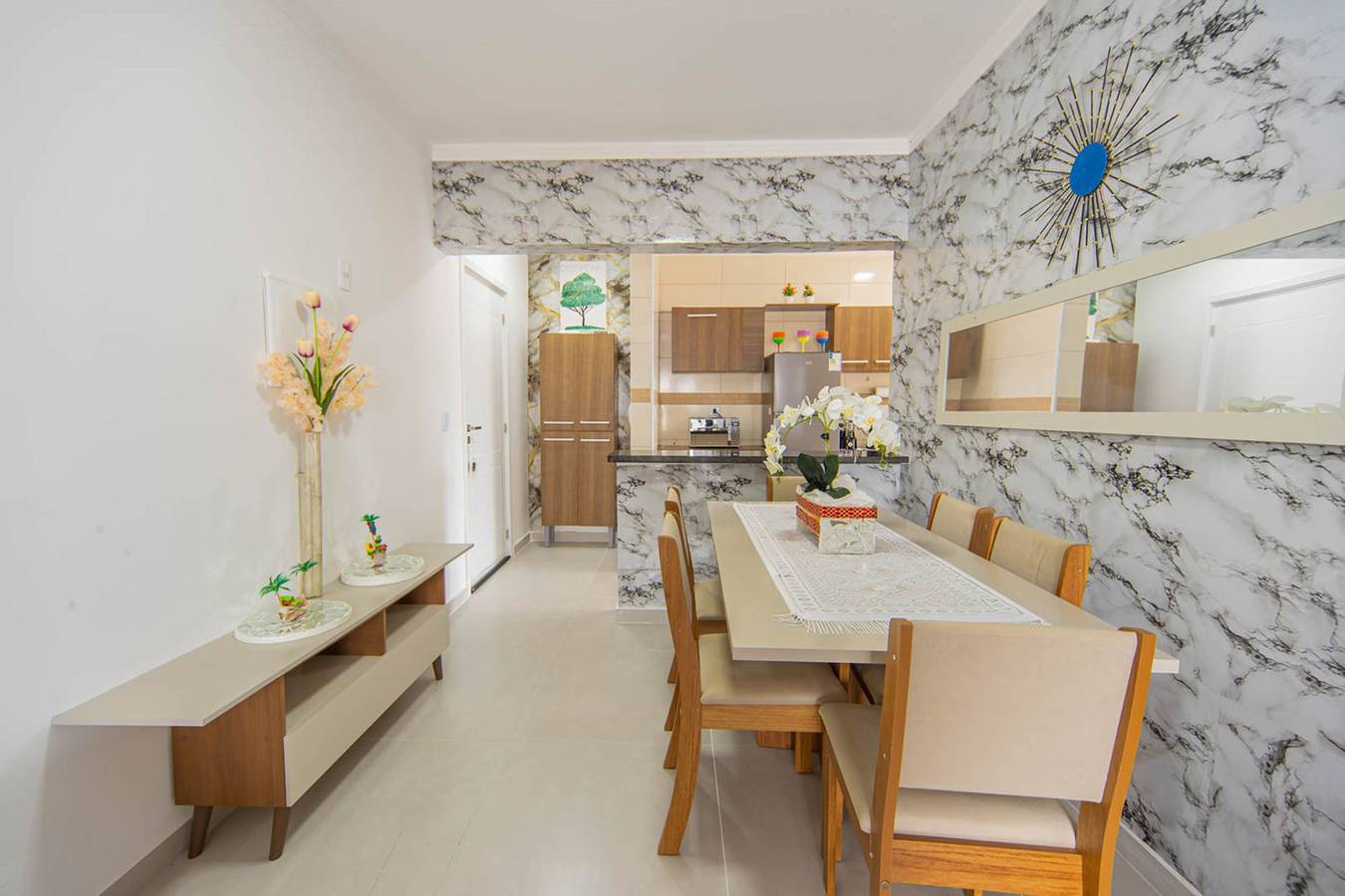 Ganze Wohnung, Apto com Garagem e Varanda a 450m da Praia in Praia Grande, Baixada Santista