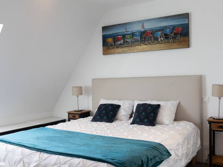 Maison d'hôtes « Ile Tomé » – 2e étage, vue mer, Wi-Fi in Perros-Guirec, Côte de Granit Rose