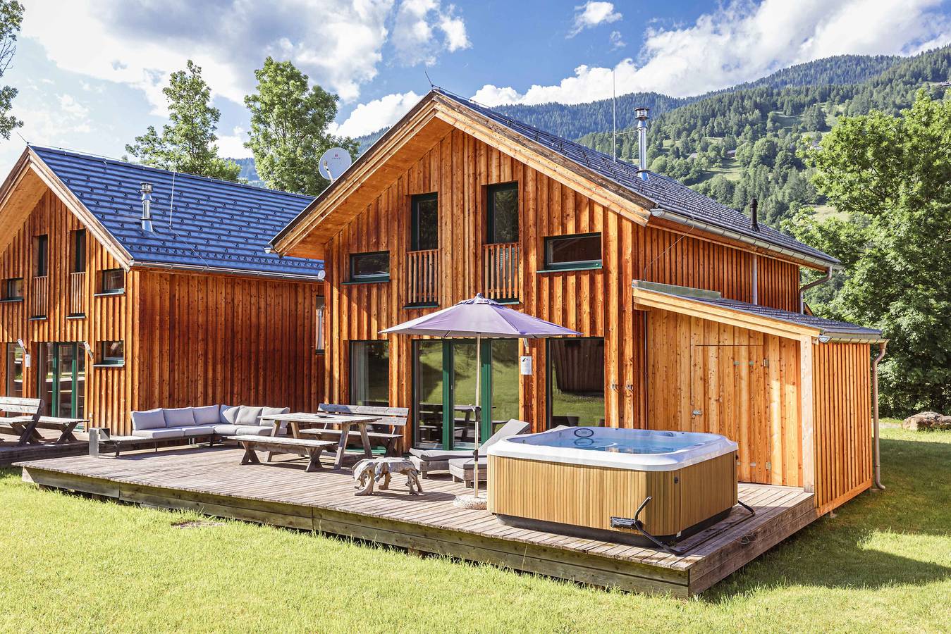Chalet # 62a mit 4 Schlafzimmer, Ir-Sauna & Whirlpool in St. Georgen ob Murau, Sankt Georgen am Kreischberg