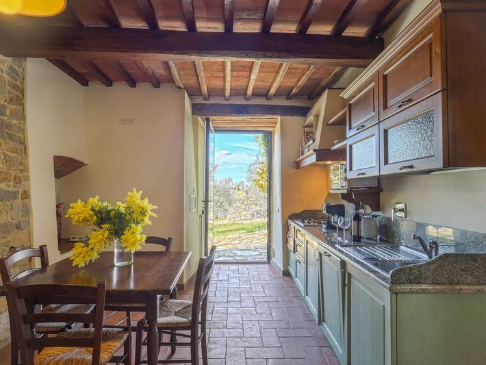 Ferienwohnung für 2 Personen, mit Terrasse und Ausblick sowie Garten in der Toskana - 4