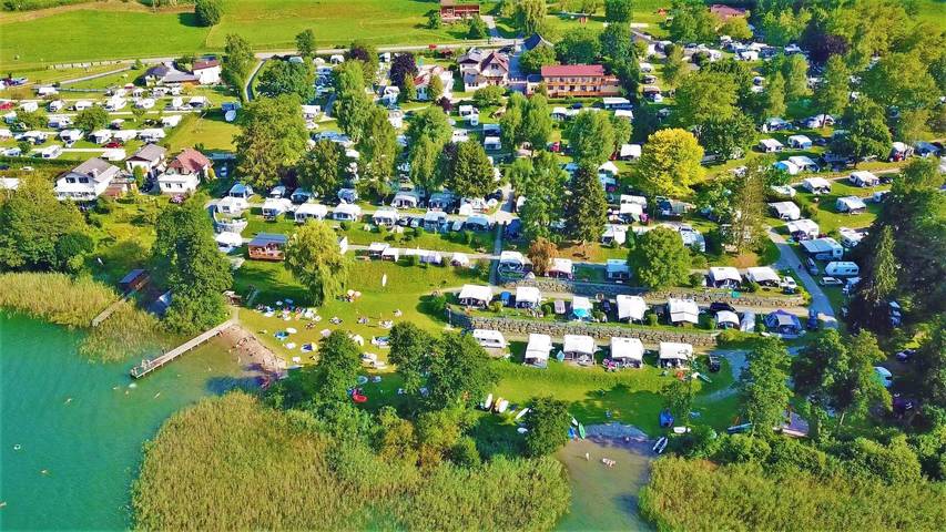 Camping für 6 Personen, mit Seeblick und Garten sowie Ausblick in Österreich - 2