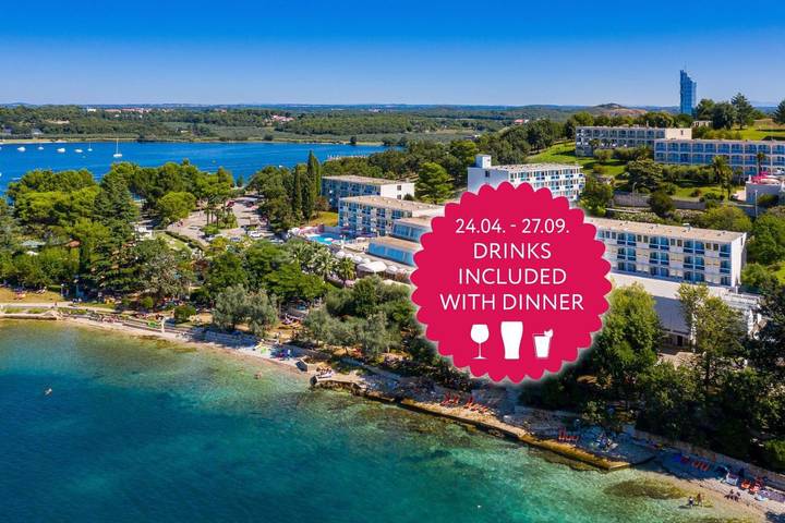 Hotel für 2 Personen, mit Garten und Ausblick sowie Pool in Poreč