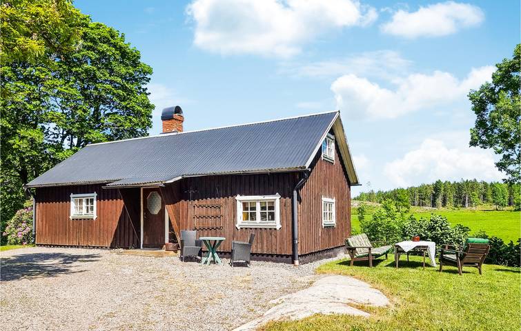 Ferienhaus für 4 Personen, mit Terrasse und Garten sowie Ausblick in Färgelanda und Umgebung