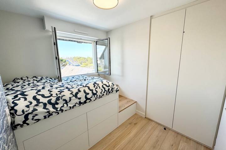 Appartement entier, Lovely ! Superbe T2 rénové – Vue mer 180° in Plage de Port Fontaine-Lomener, Ploemeur