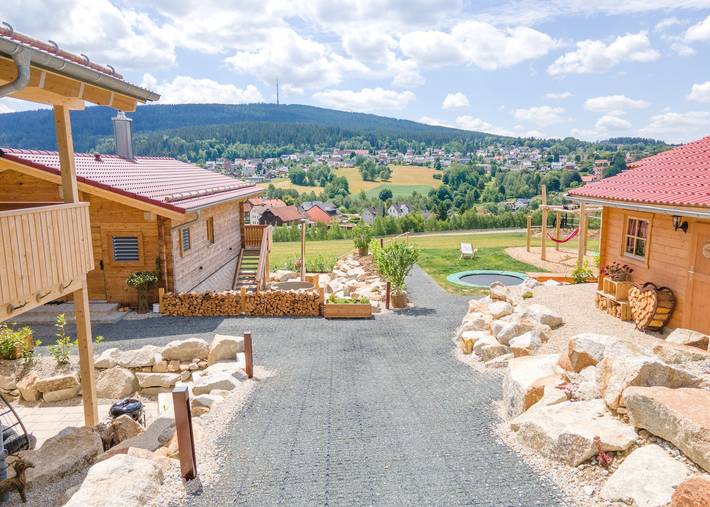 Ferienwohnung für 4 Personen, mit Balkon und Balkon/Terrasse sowie Whirlpool und Terrasse in Bischofsgrün