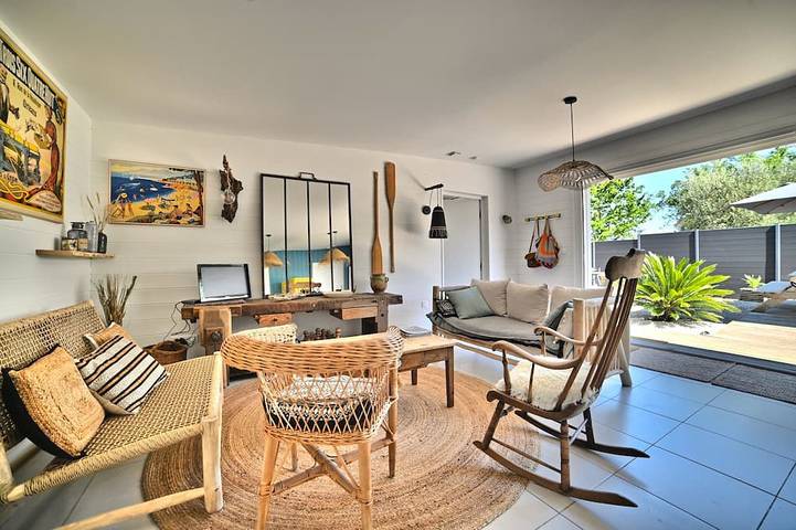 Maison de vacances pour 8 personnes, avec terrasse et jardin à La Tremblade