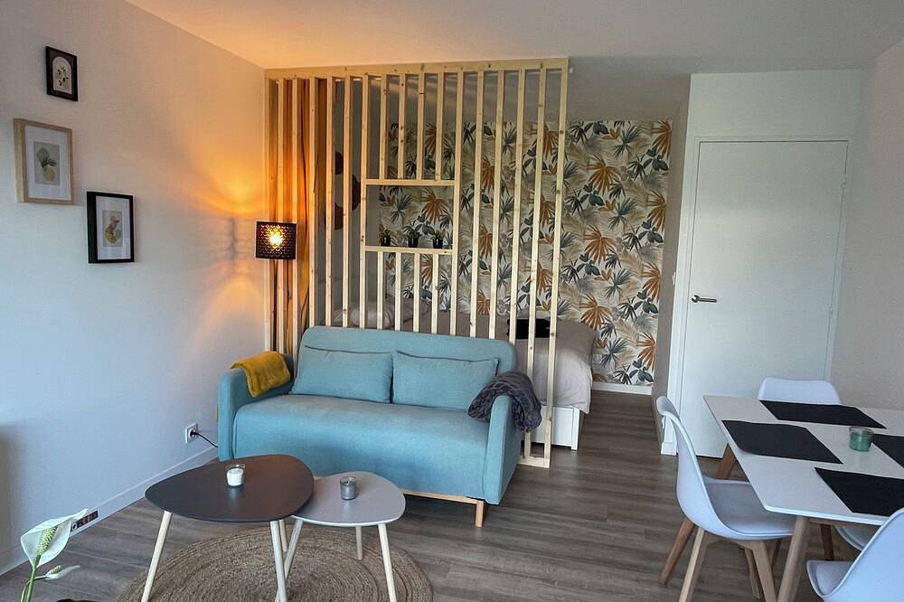 Appartement entier, Appartement vue et accès direct plage in Saint-Aubin-sur-Mer (Calvados), Région de Caen