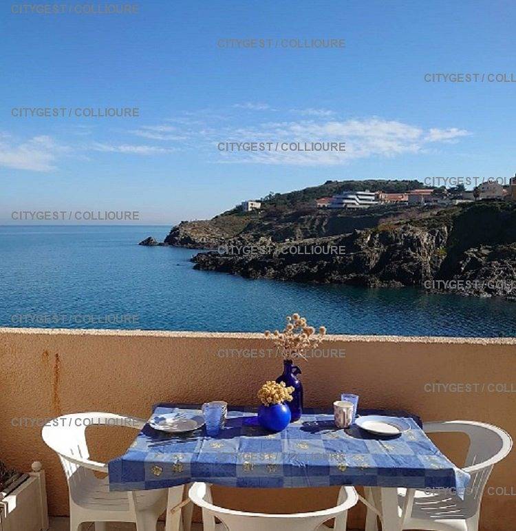 Hel semesterlägenhet, 4Rb44 - Apartment with sea view in La Côte Vermeille, Collioure