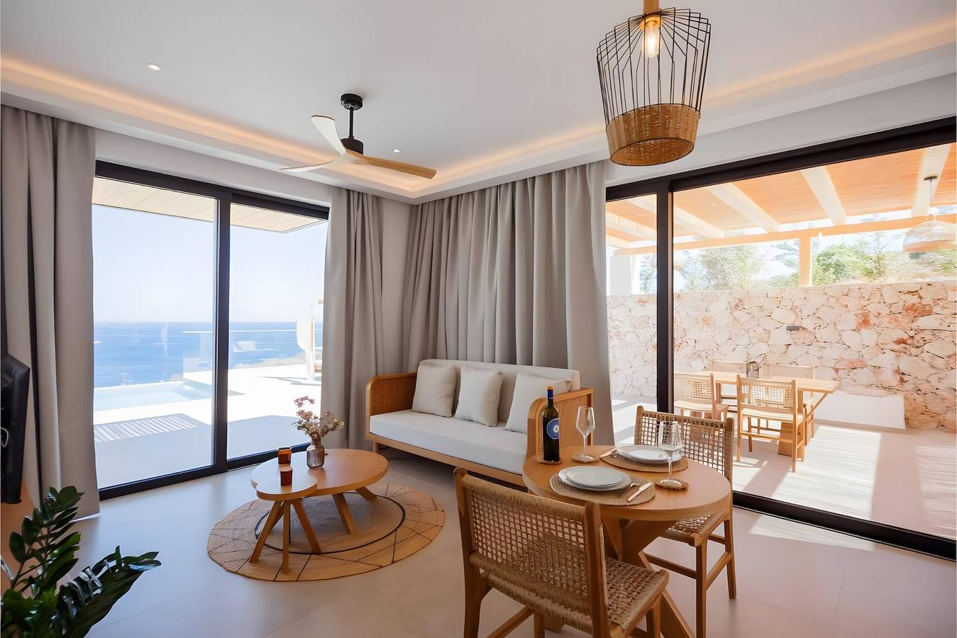 Villa 'One-Bedroom For 2' met Uitzicht op Zee, Wifi en Airconditioning, foto 6