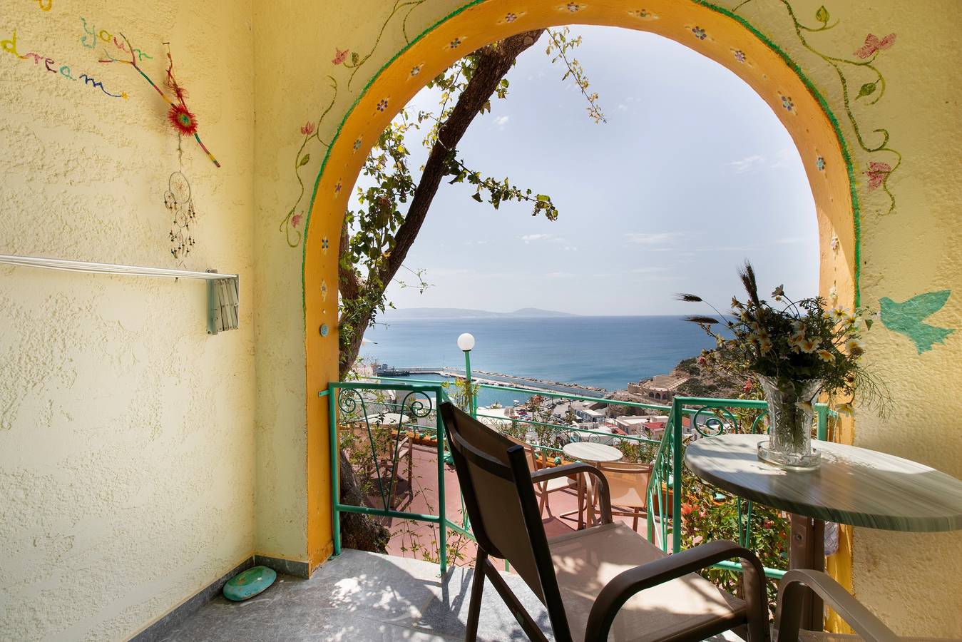 Bed & Breakfast „Doppelzimmer Nr. 102 Meerblick“ mit Meerblick, Wlan & Klimaanlage in Agia Galini, Rethymno und Umgebung