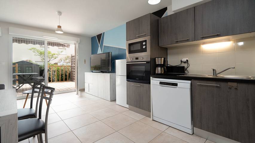 Maison de vacances pour 4 personnes, avec jardin à Sérignan