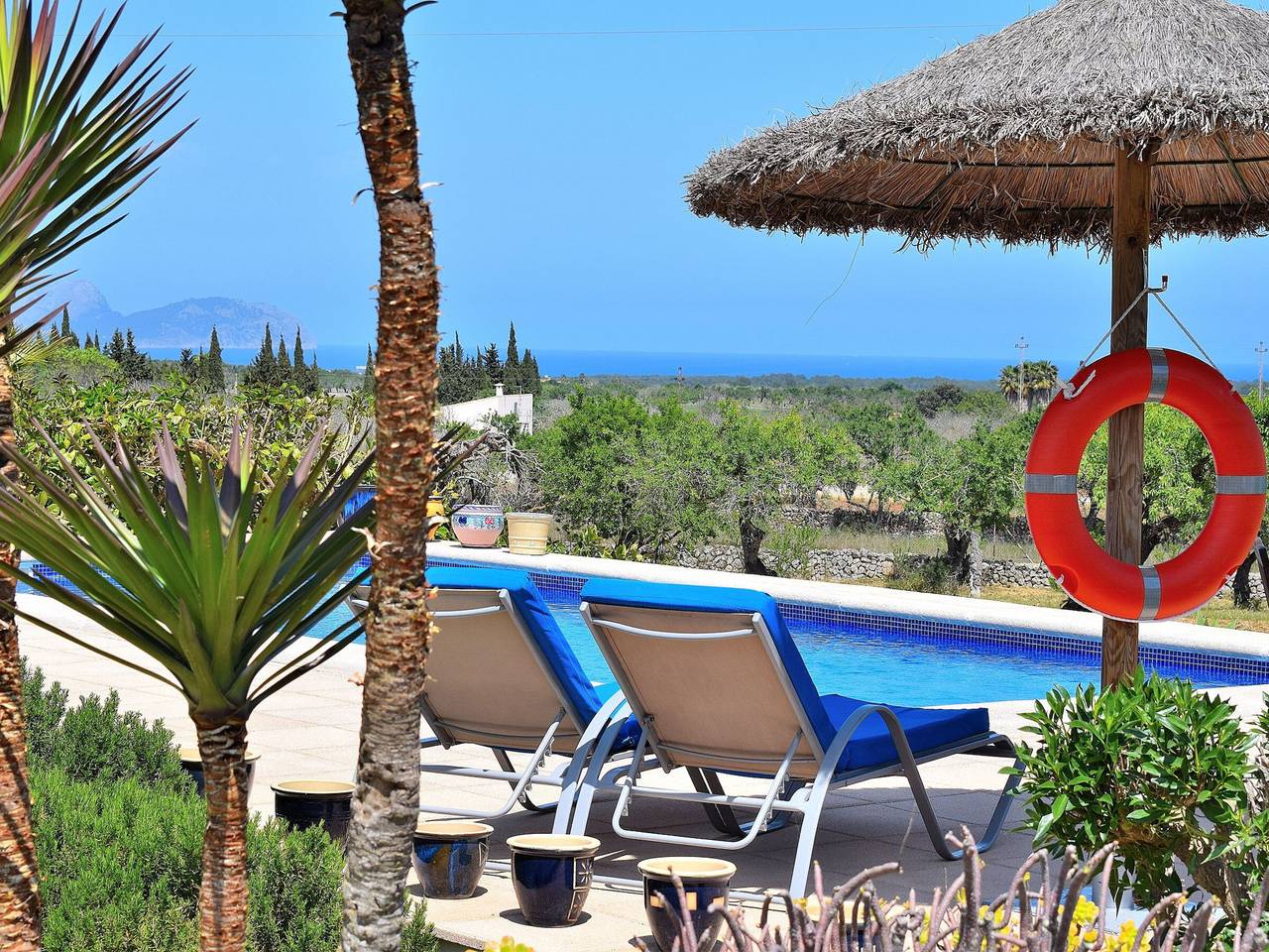 Rustikales Chalet in Santa Margalida mit Pool und Wlan in Santa Margalida, Mallorca Norden