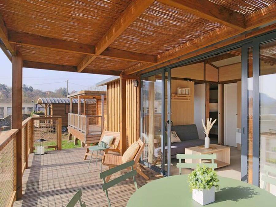 Camping Paradis Le Giessen - Chalet 4 personen - Cottage premie 2ch in Bassemberg, Regio Sélestat-Erstein