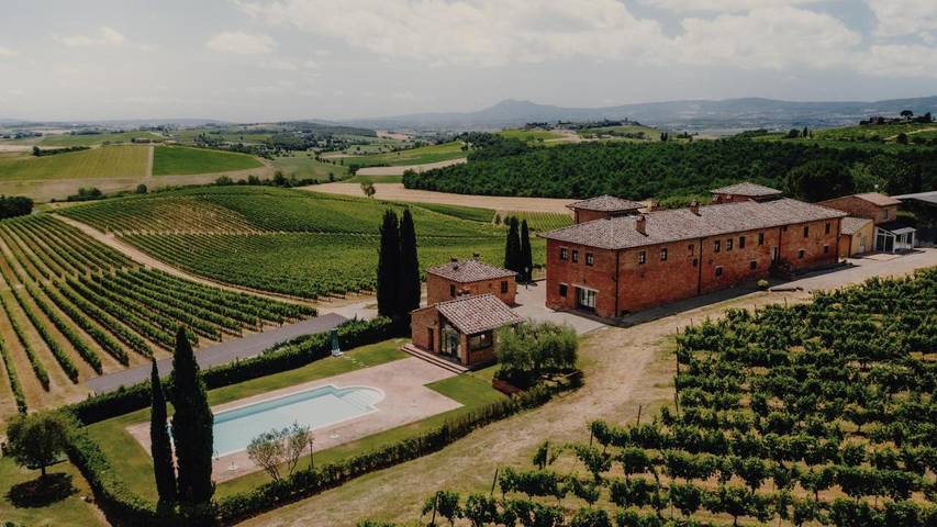 Appartamento vacanze per 2 persone, con Terrazza e Giardino nonché Piscina e Panorama a Montepulciano