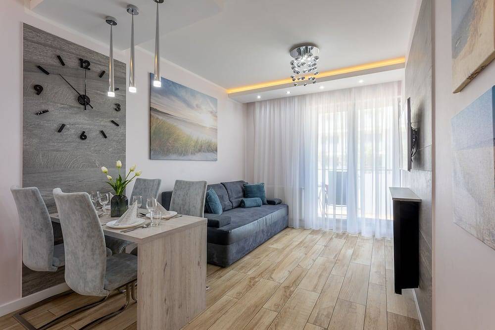 Ganze Wohnung, Ferienwohnung am Meer, Urlaub auf der Insel Usedom, Appartement Bianco 8 in Swinemünde, Stettiner Haff