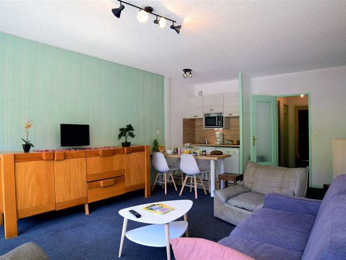 Ganzes Studio, Zentrales Studio nahe Pisten - 6 Pers., Balkon, abgeschlossener Garage in Mont-de-Lans, Les Deux Alpes