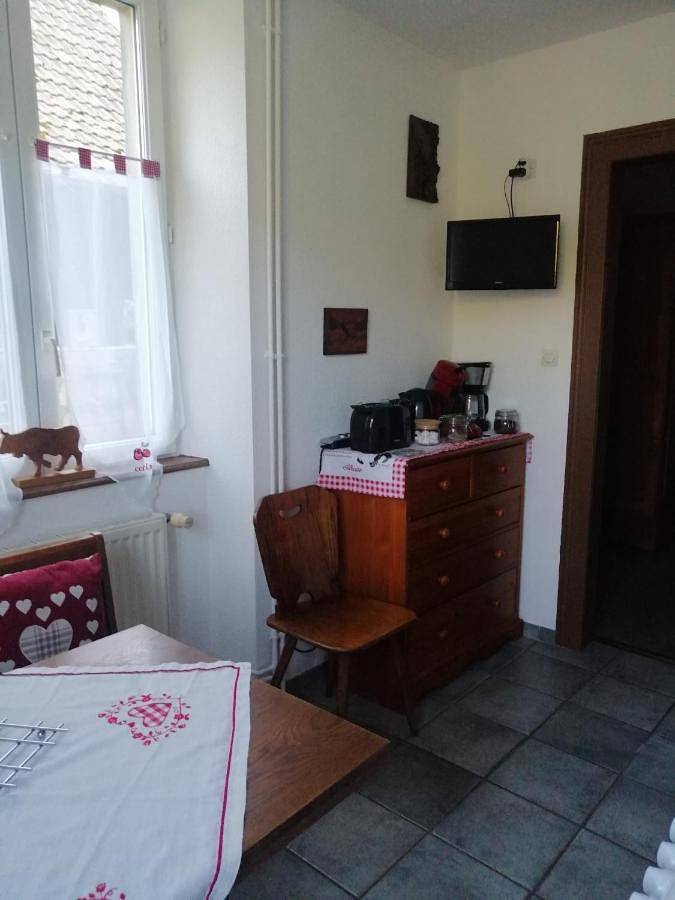Gîte pour 3 personnes, avec jardin et vue, animaux acceptés à Sondernach - 4