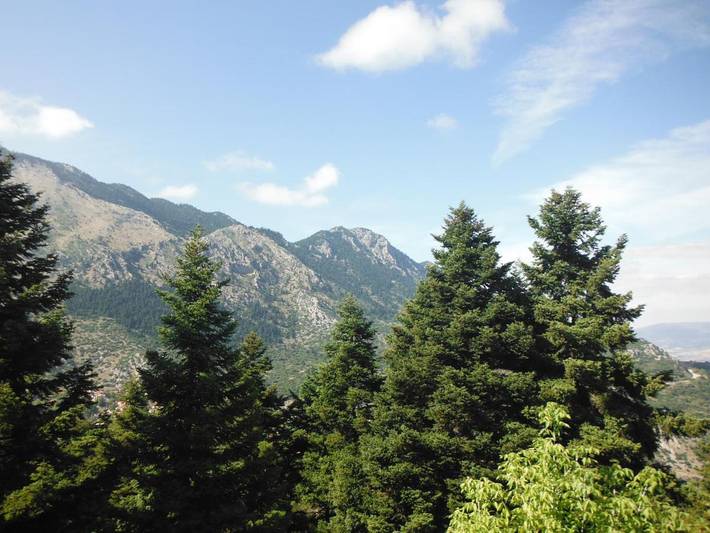 Villa per 5 persone, con giardino e panorama in Delfi