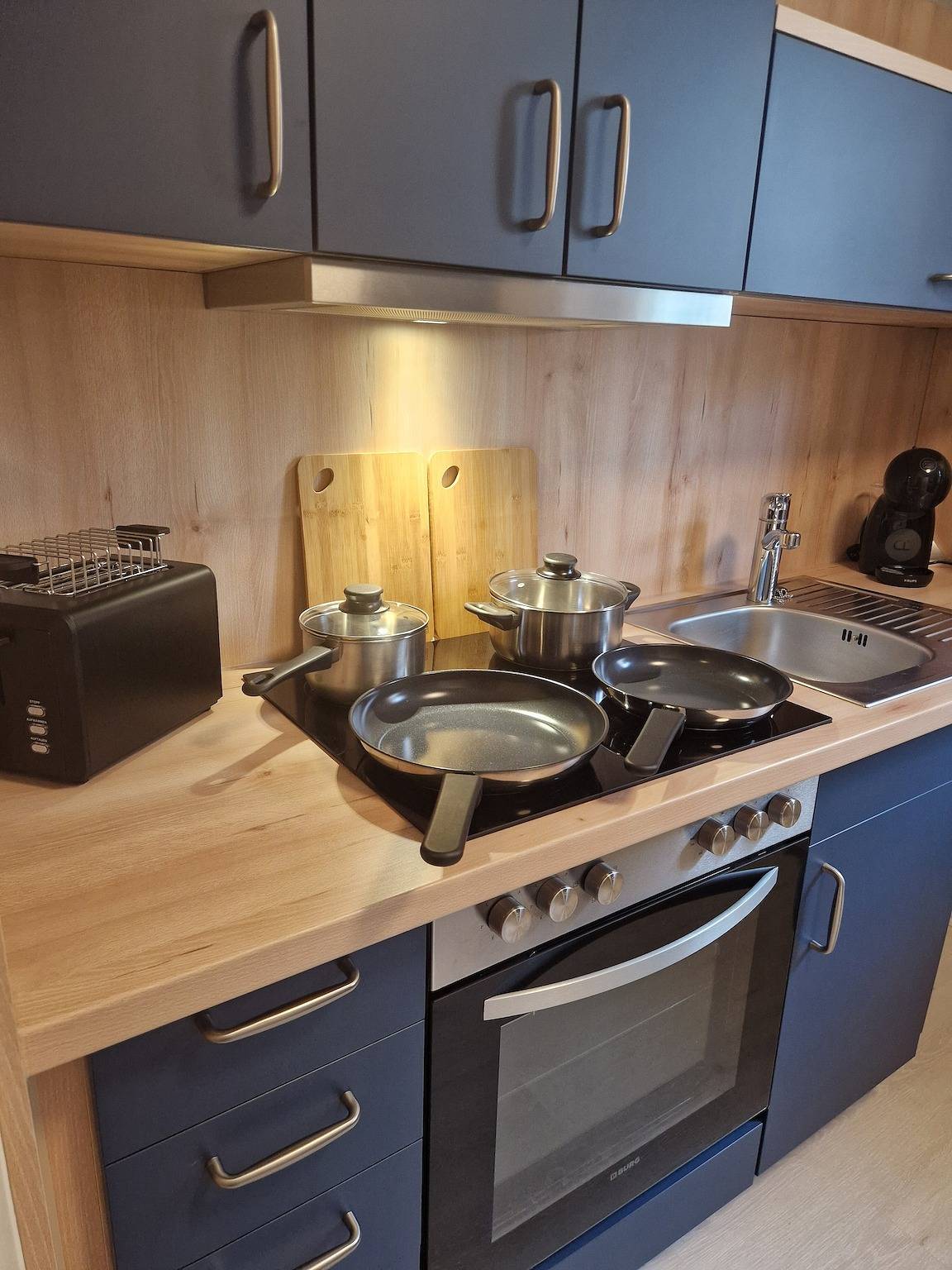 Appartement Eschenweg incl. balkon met uitzicht op de tuin, beddengoed en handdoeken, foto 13