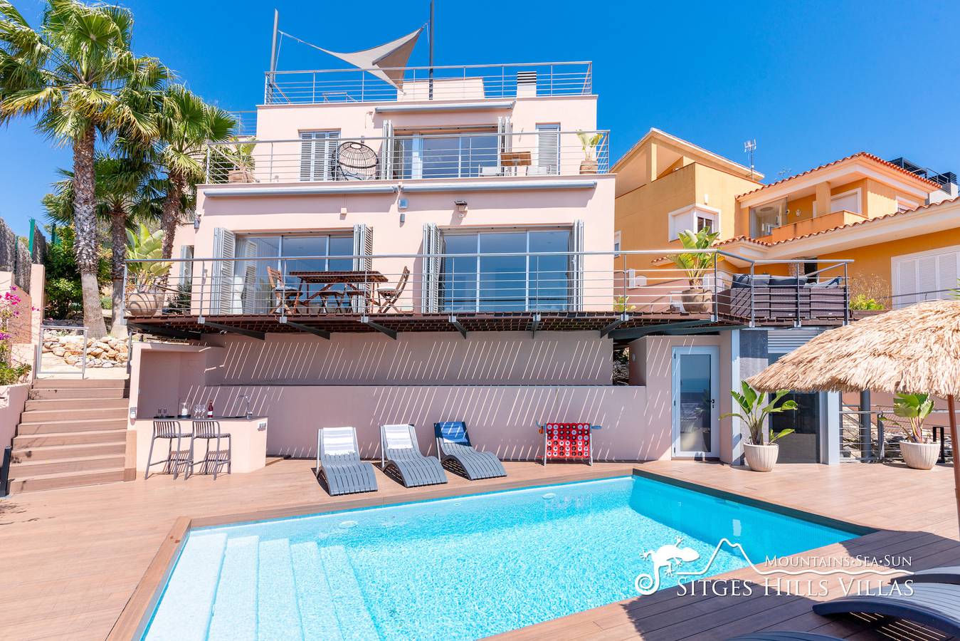 Stylish Villa Havana with Sea Views and Private Pool in Sitges, Garraf