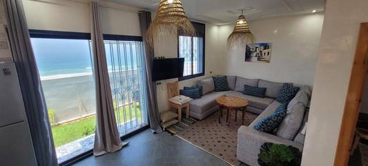 Cottage pour 5 personnes, avec jardin ainsi que terrasse et vue dans Tnine Aglou