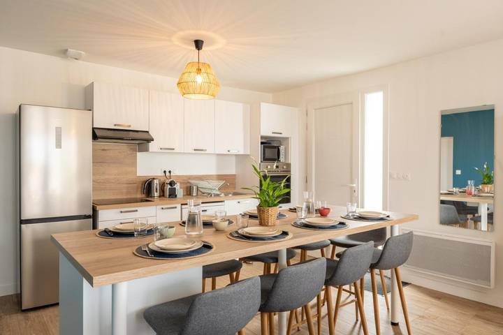 Appartement de vacances pour 11 personnes, avec Balcon ainsi que Terrasse et Jardin