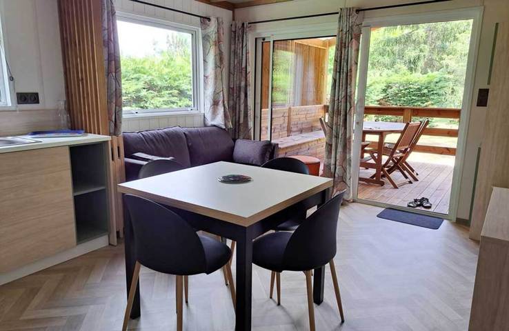 Chalet pour 6 personnes, avec bassin pour enfant et jardin, animaux acceptés en Dordogne - 4