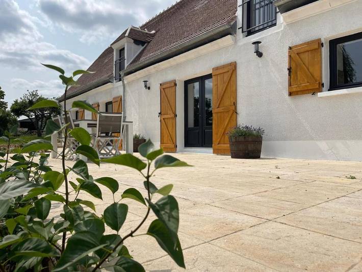 Gîte pour 6 personnes, avec terrasse et vue dans Saint-Pierre-les-Étieux