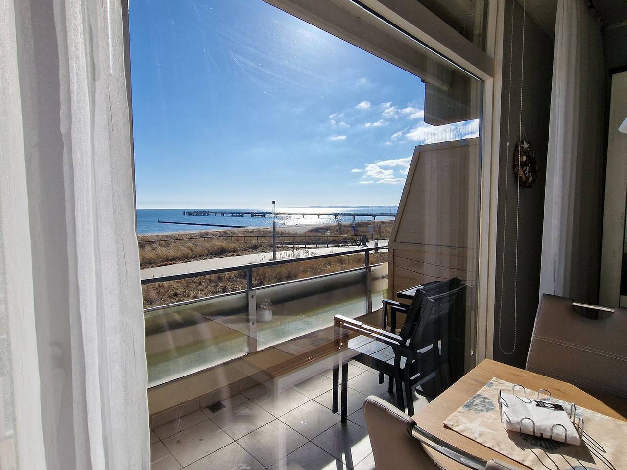 Ganze Wohnung, Apartment mit Meerblick, Parkplatz und Balkon in Großenbrode, Ostholstein