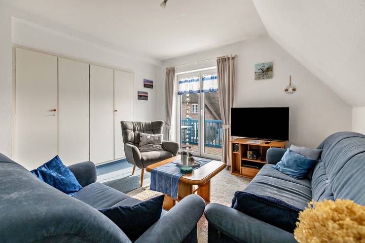 Ganze Wohnung, Ferienwohnung 'Kiek In' mit Gemeinschaftsgarten, Balkon und Wlan in St. Peter-Ording, Eiderstedt