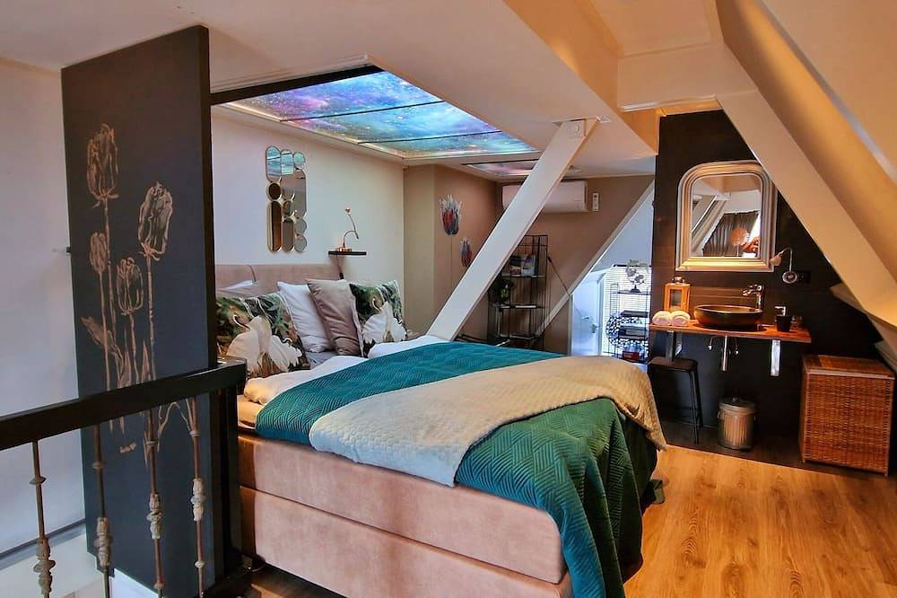 Geheel appartement, City Attic Haarlem, 4 px appartement met terras in Haarlem, Nederlandse Noordzeekust