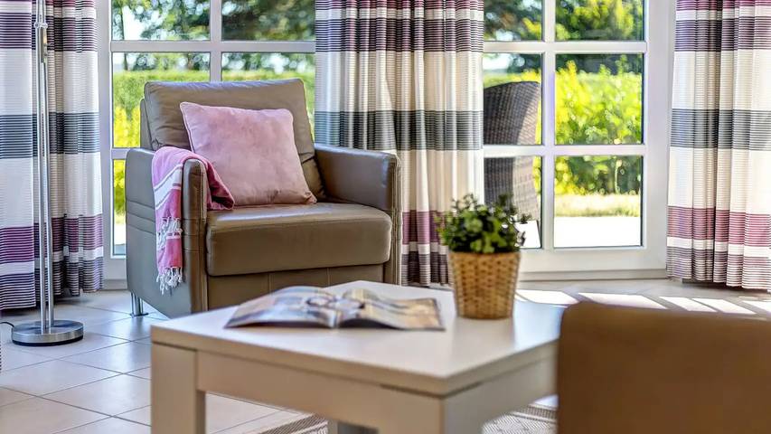 Ferienwohnung für 4 Personen, mit Sauna und Terrasse, mit Haustier in Benz