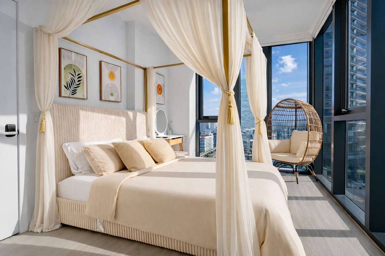 Ganze Wohnung, Downtown Miami 2Br Skyline Bay View Balcony Corner Suite | Luxe Pad in Miami, Florida