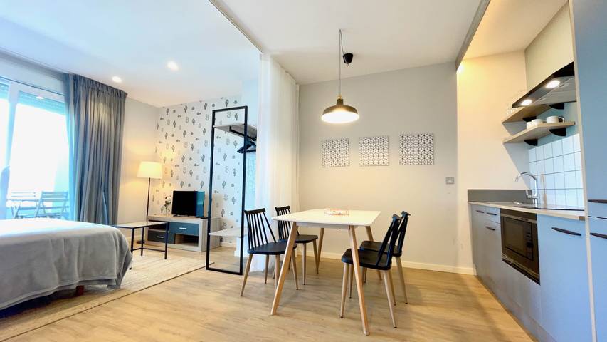 Apartamento vacacional entero, Apartamento de vacaciones para 2 personas con jardín in Foz, A Mariña Lucense