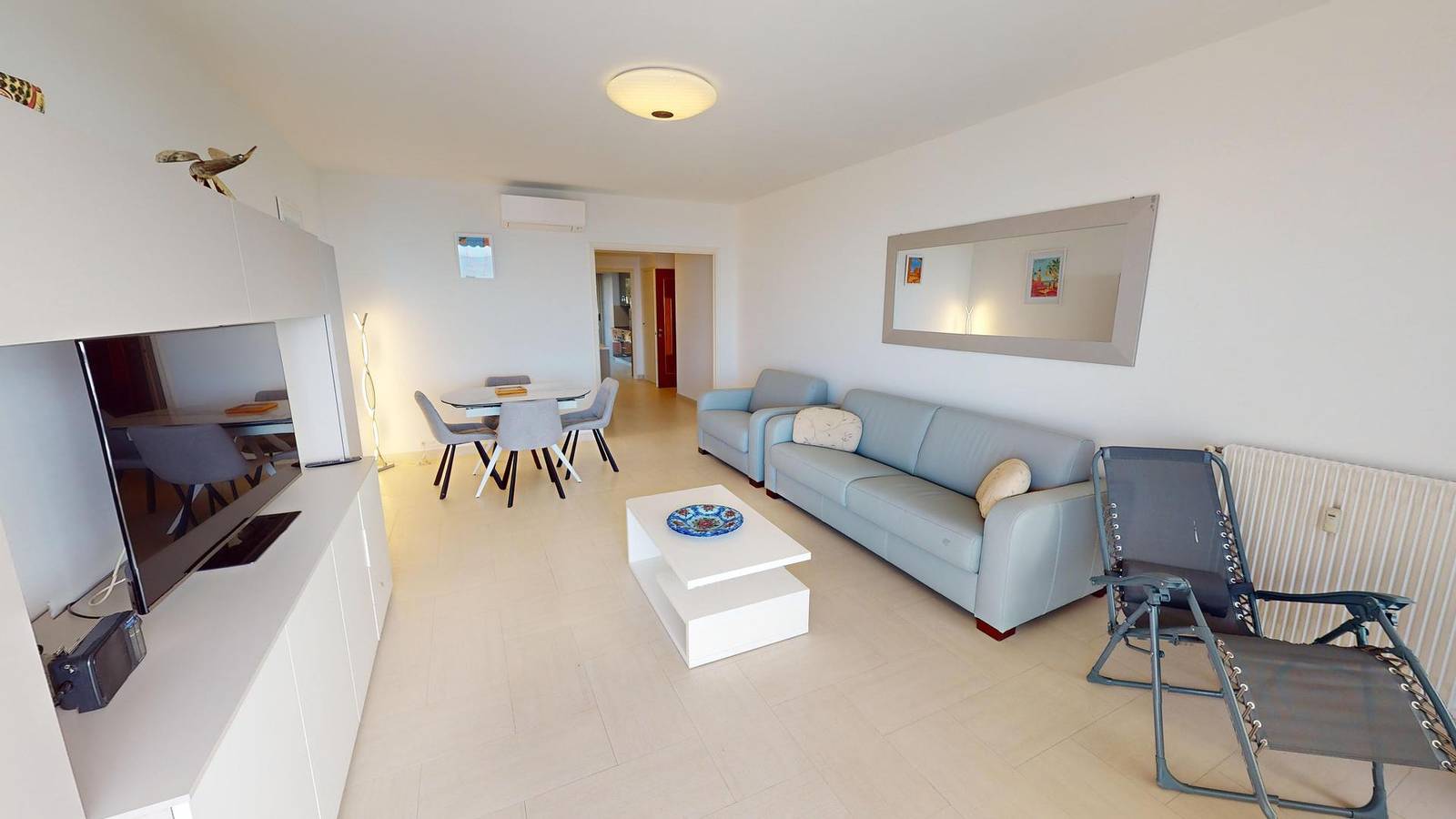 Ganze Ferienwohnung, Giotto - Magnificent and large air-conditioned 2-room apartment facing the sea with 2 terraces and garage - 21Gp in Menton, Nizza und Umgebung