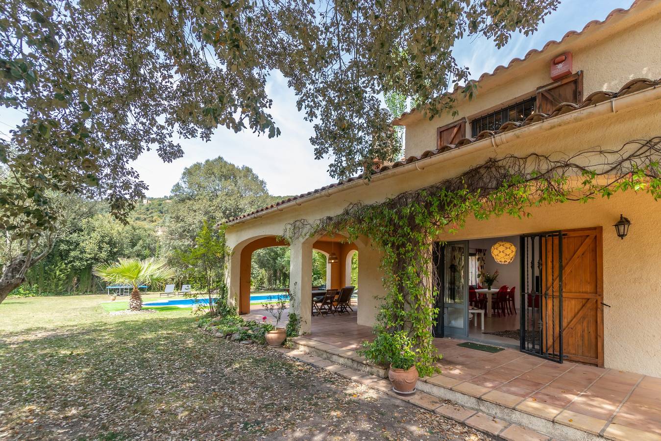 Villa 'Del Sol' avec vue sur les montagnes, Wi-Fi et climatisation in Santa Cristina d'Aro, Costa Brava