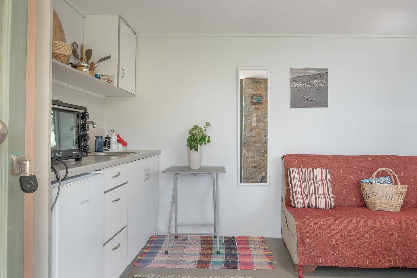Holiday Home 'Boutique Stone Cottage' with Sea View, Wi-Fi and Air Conditioning in Panormos, Kalymnos