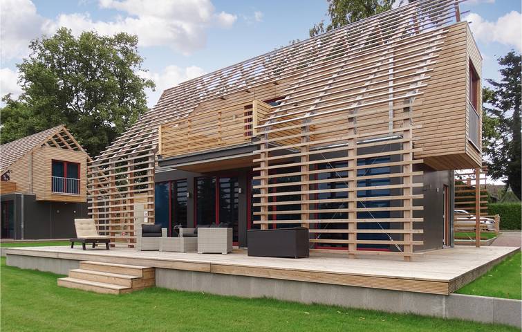 Ferienhaus für 4 Personen, mit Terrasse und Garten in Sternberger Seenlandschaft