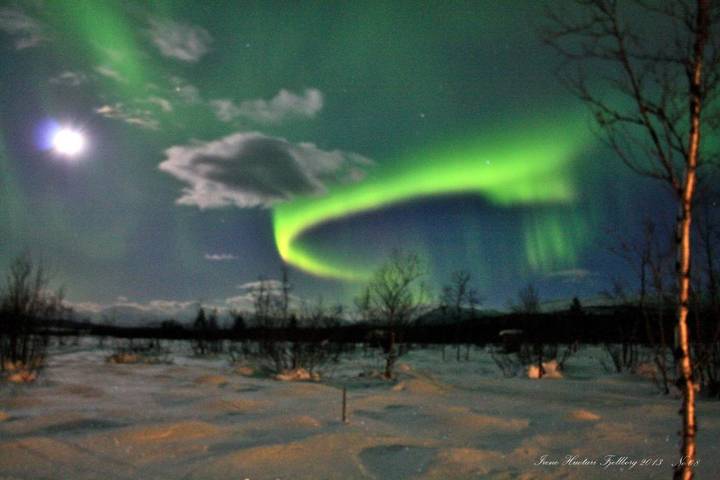 Ferienhaus für 12 Personen, mit Terrasse und Sauna sowie Ausblick in Lappland (Schweden) - 2