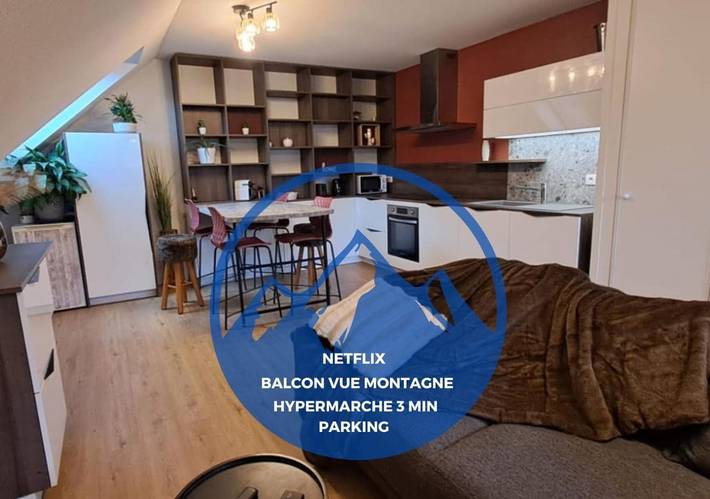 Appartement de vacances pour 5 personnes, avec terrasse et vue