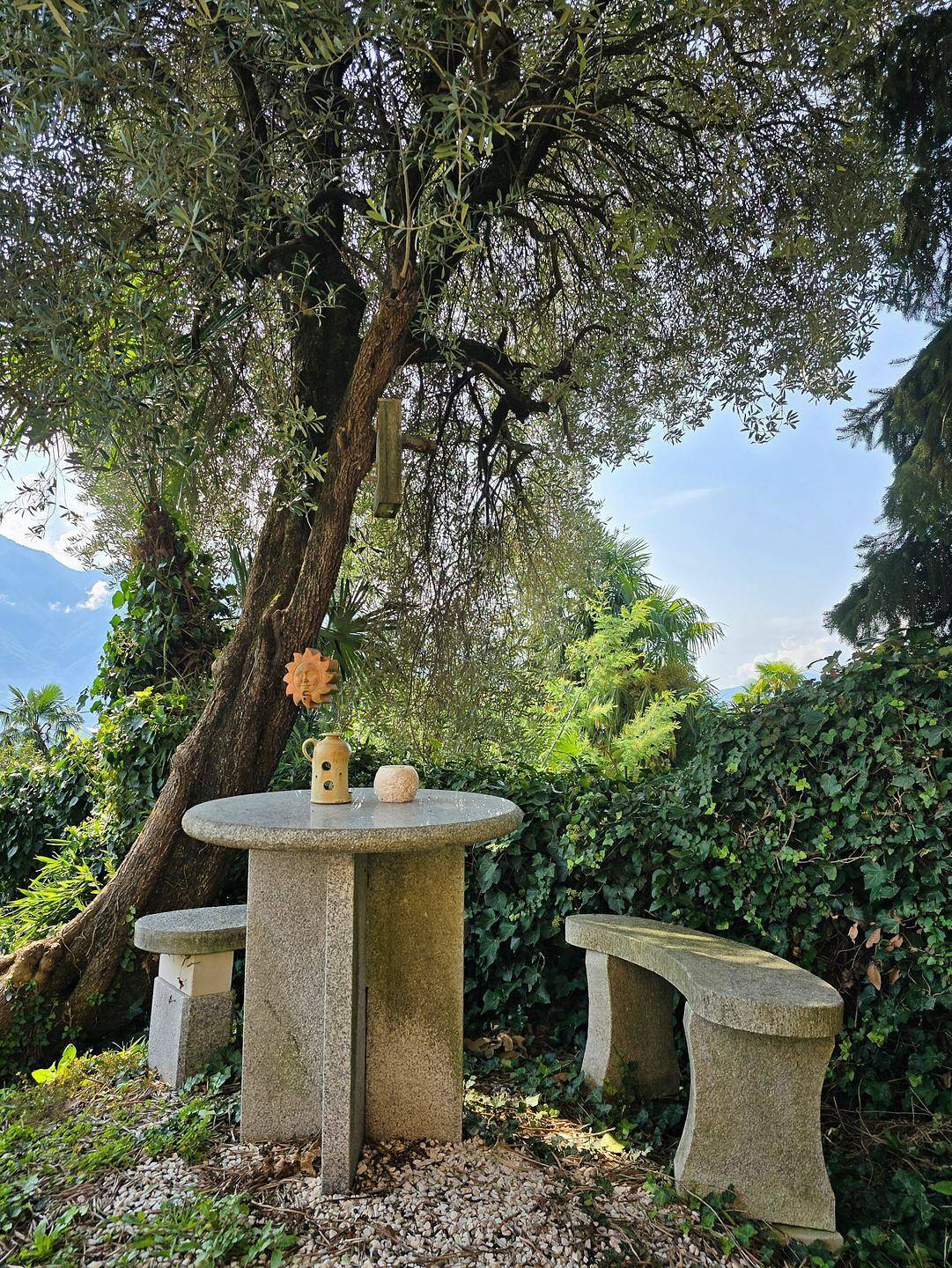 Appartement entier, Parterrewohnung mit eigenem Garten in kleiner Residenz oberhalb Locarno. in Locarno, Alpes tessinoises