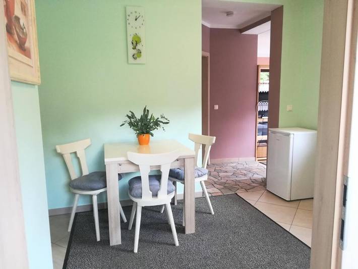 Ferienwohnung für 3 Personen, mit Terrasse und Garten sowie Ausblick in Hiltpoltstein