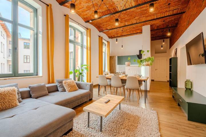 Apartmenthotel für 7 Personen, mit Garten und Ausblick, kinderfreundlich in Magdeburg