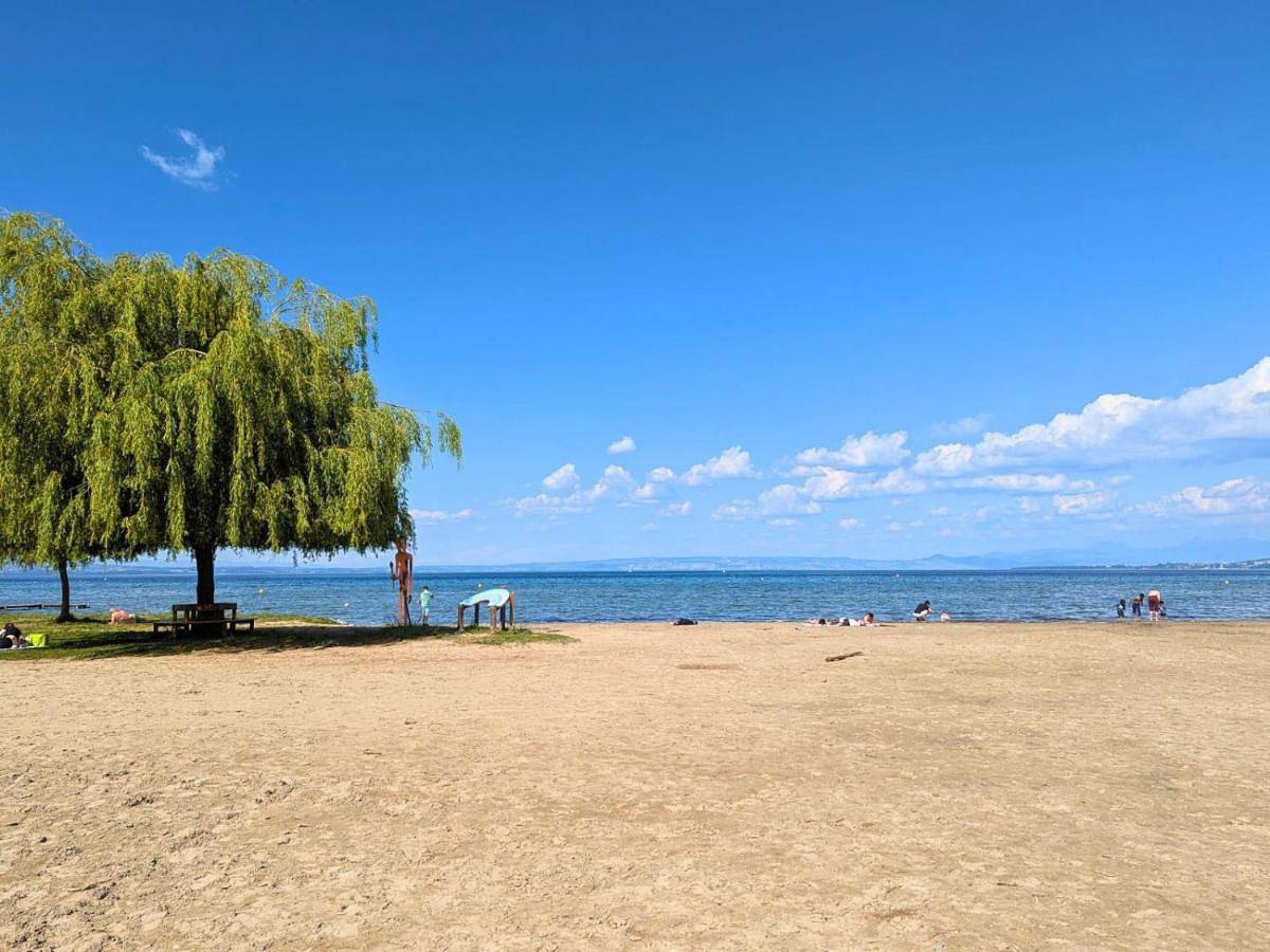 Camping Léman Plage in Excenevex, Région de Thonon-les-Bains