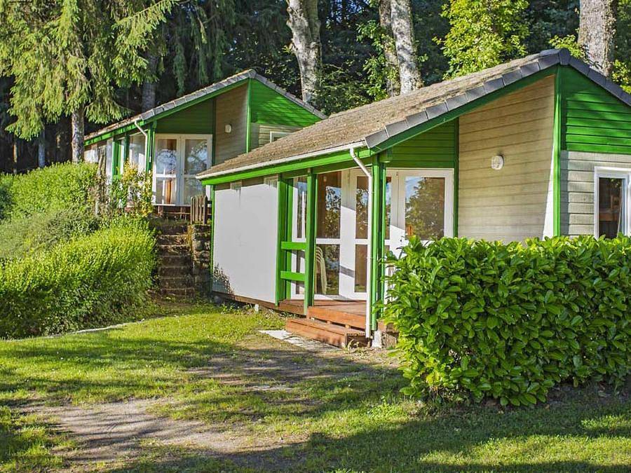 Camping Sites et Paysages - Beau Rivage  - Chalet 4 personas - Bastidon (terraza cubierta) in Salles-Curan, Lago de Pareloup
