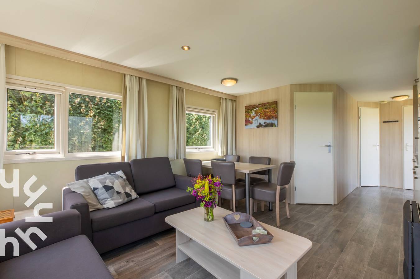 Komfortables 5-Personen-Ferienchalet mit Panoramablick in Kerkwerve in Kerkwerve, Zeeuwse Kust