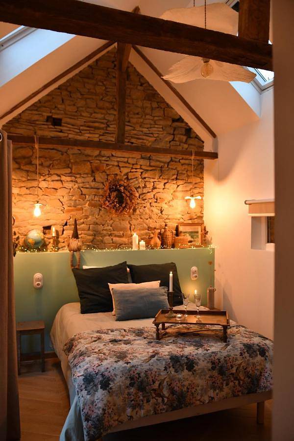 Chambre d’hôte pour 2 personnes, avec Balcon ainsi que Terrasse et Jardin