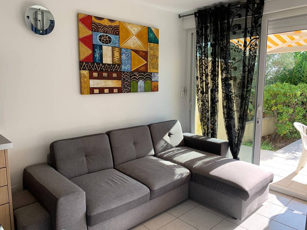 Appartement de vacances entier, 2 Pièces cabine 4 couchages rez-de-jardin climatisé plage Richelieu Cap D'Agde in Cap d'Agde, Agde