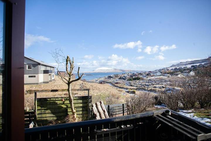 Appartement de vacances pour 4 personnes, avec jardin ainsi que terrasse et vue