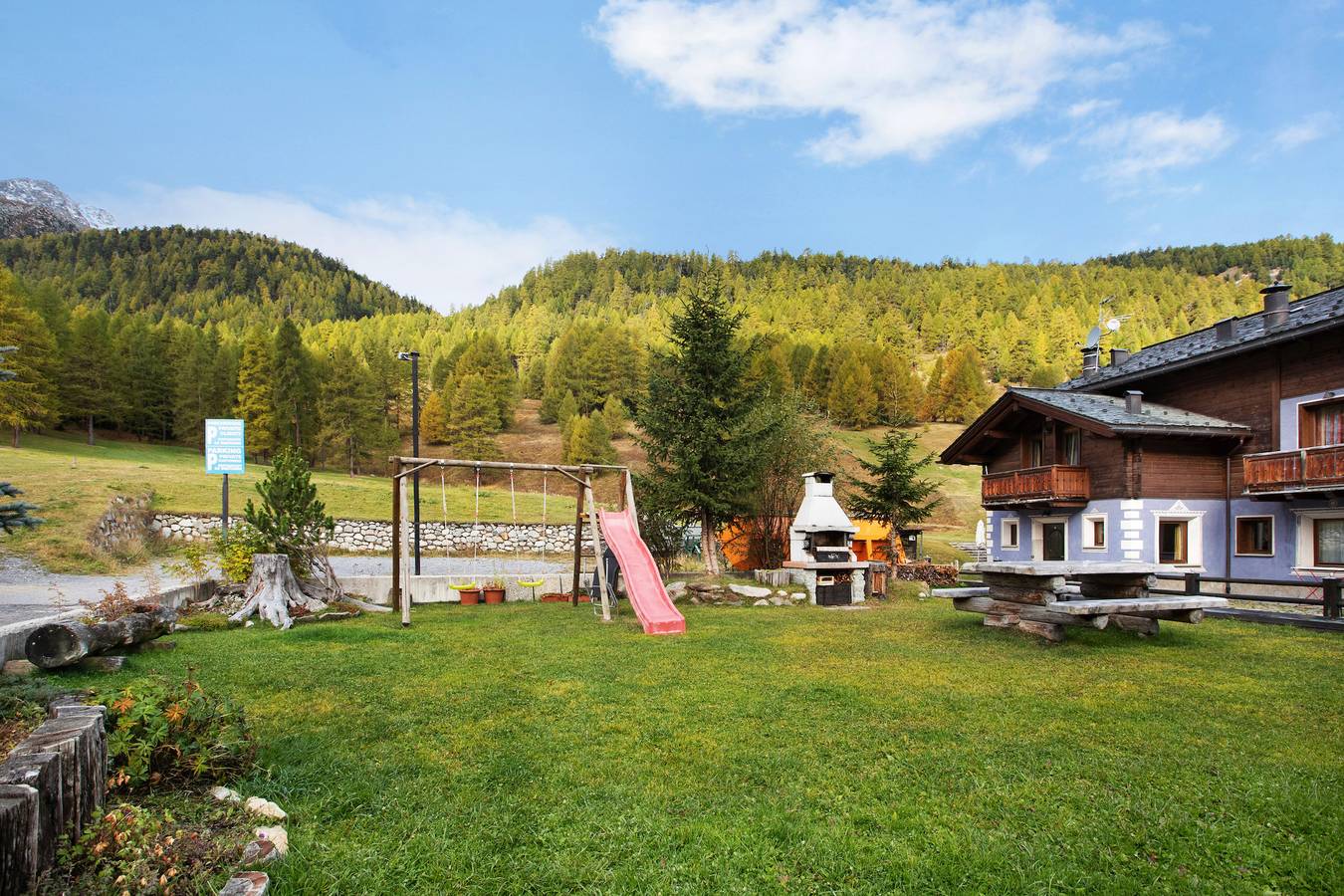 Ganze Wohnung, Ferienwohnung Canton Baita Aris mit Bergblick, Gemeinschaftsgarten und Wlan in Livigno (Stadt), Livigno